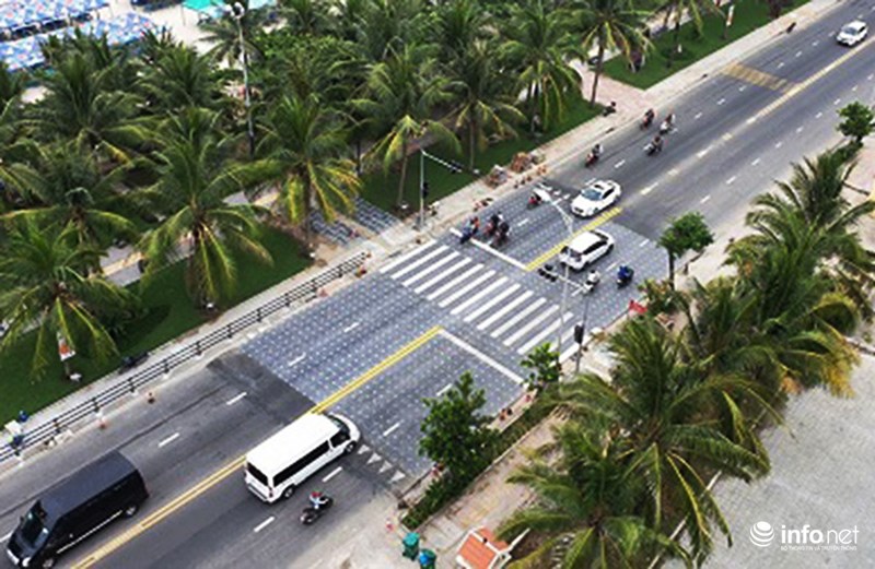 Đà Nẵng: Cưỡng bức giảm tốc nhường người đi bộ qua đường du lịch ven biển
